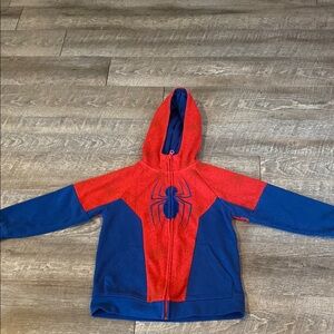 Spiderman Red and Blue Kids Costume Hoodie